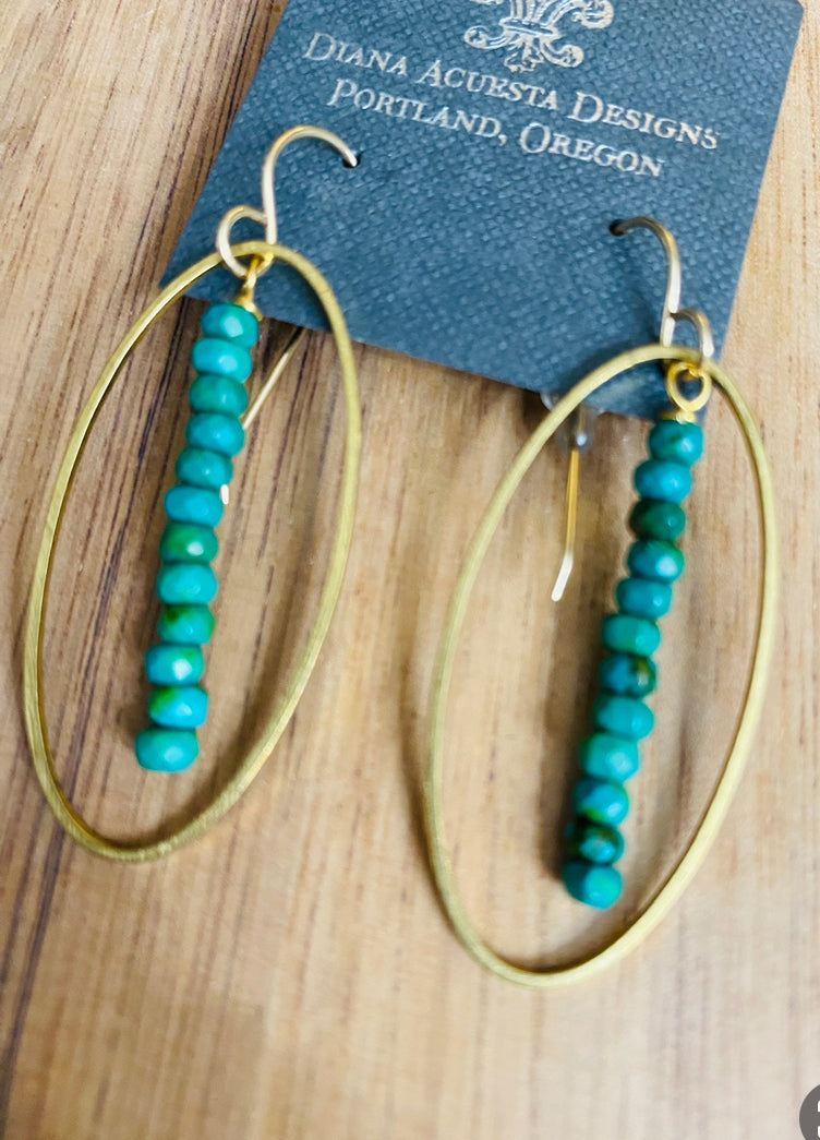 Erin Hoops in Turquoise