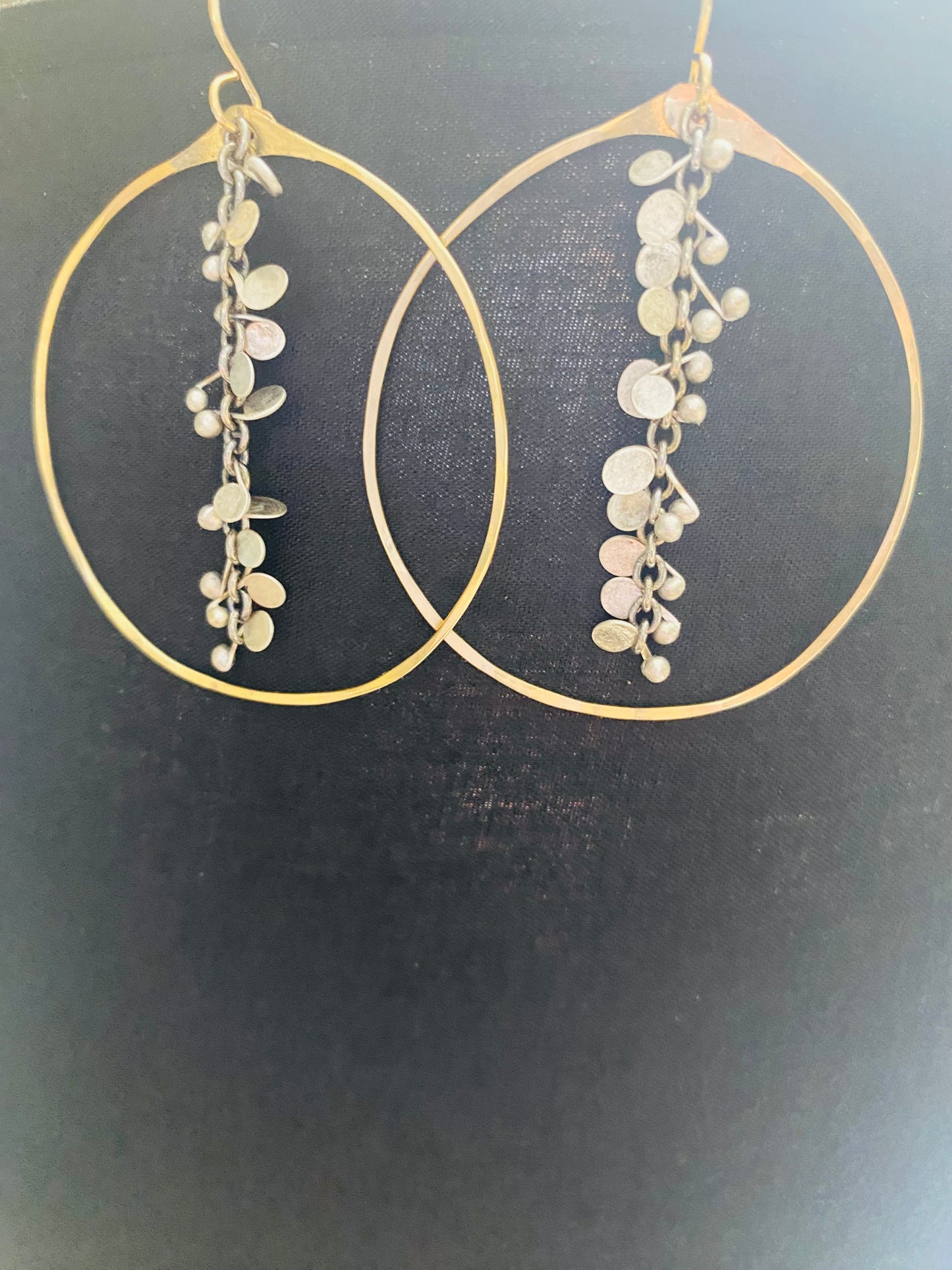Best-selling Confetti Paillettes Chain Hoops - Small