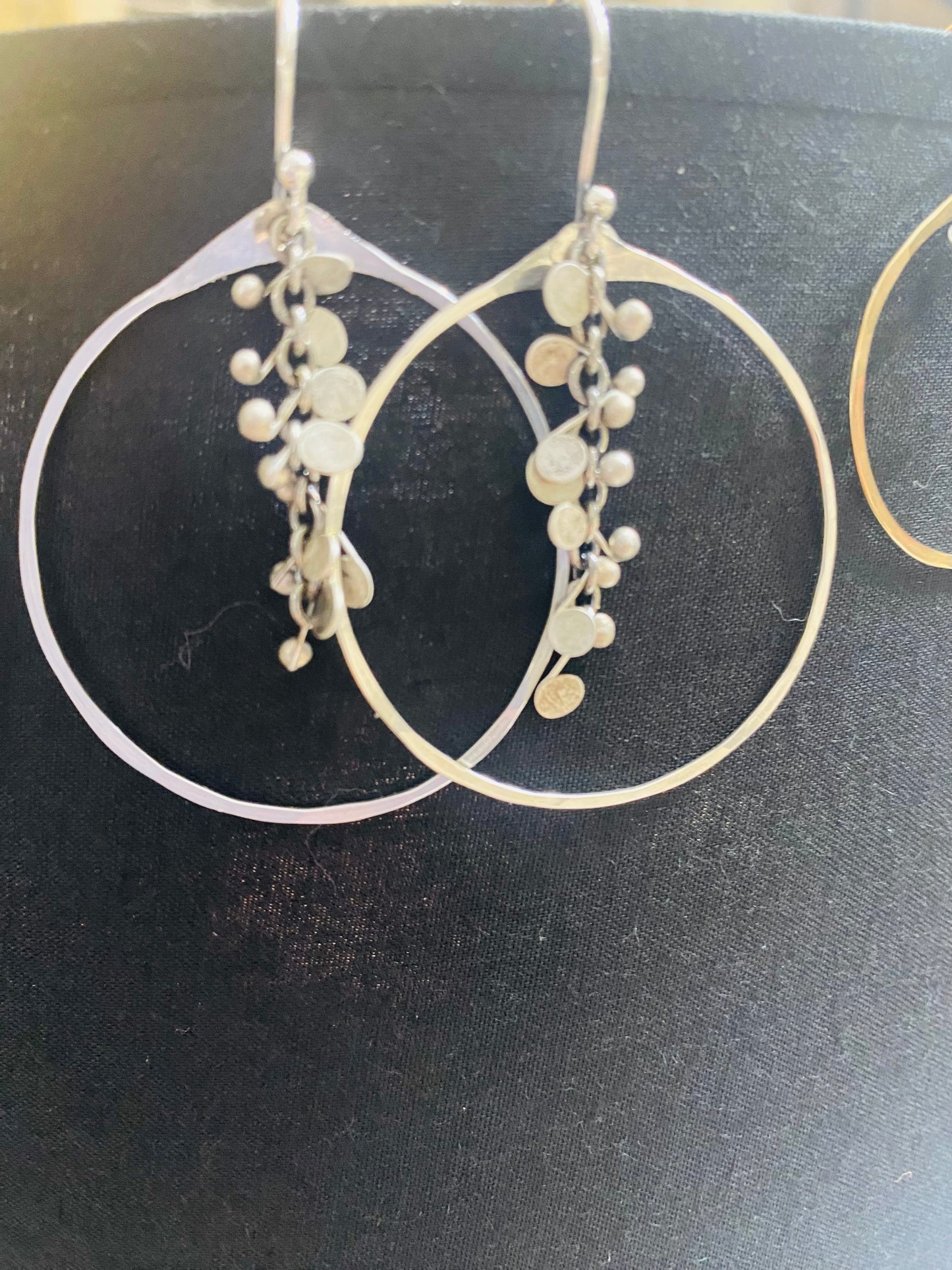 Best-selling Confetti Paillettes Chain Hoops - Small