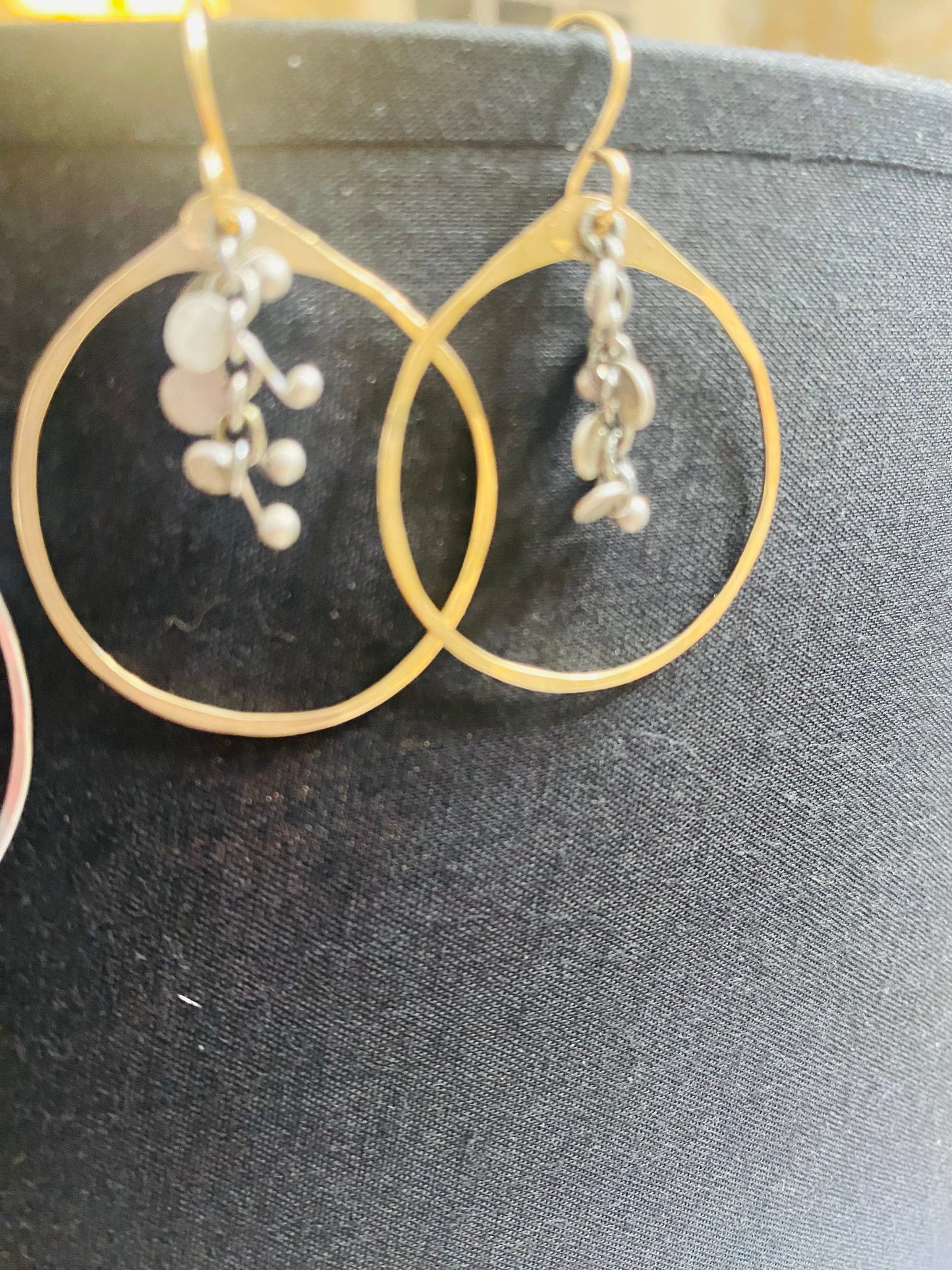 Best-selling Confetti Paillettes Chain Hoops - Small