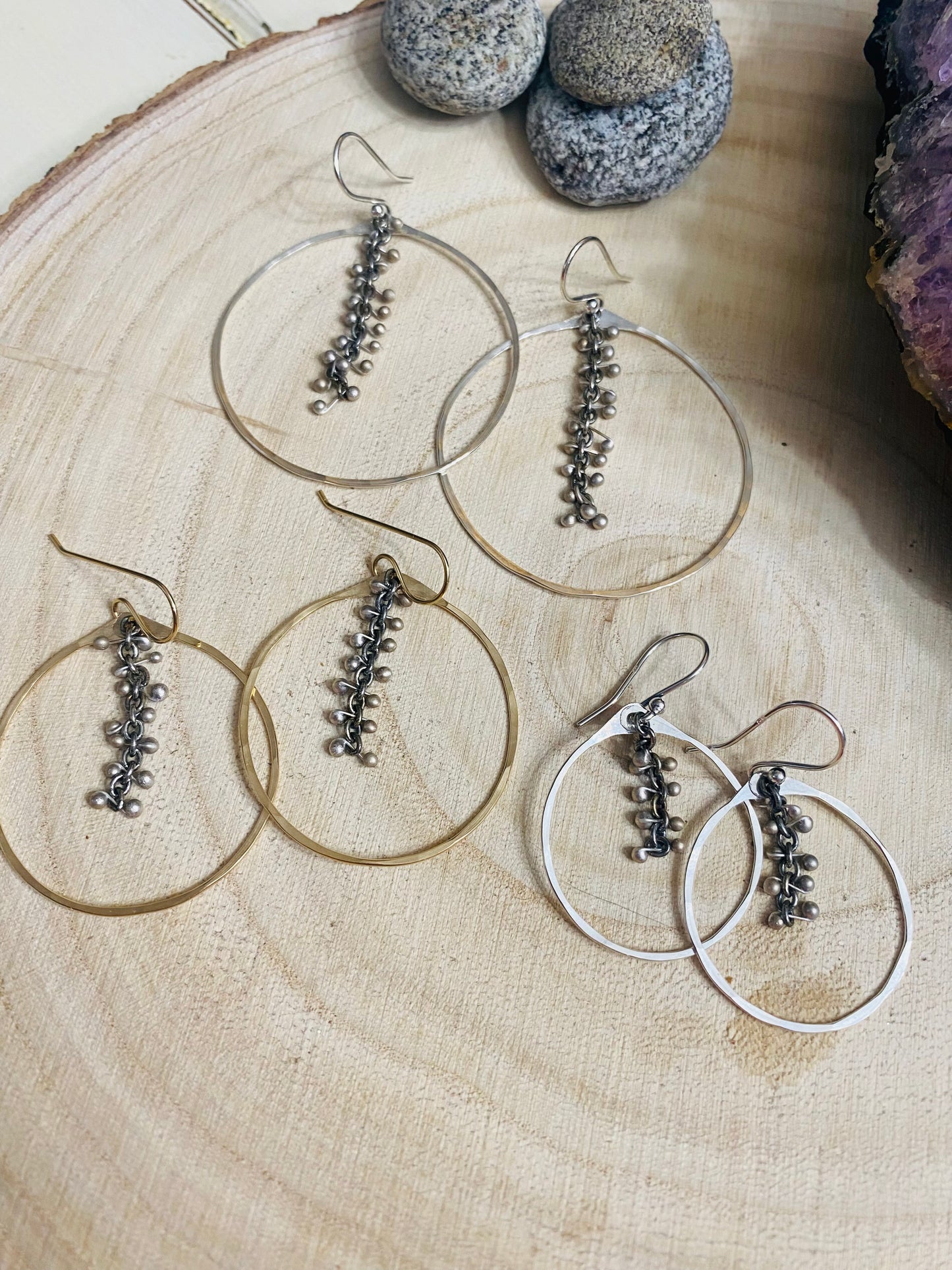 Best-selling Caviar chain Hoops - size large