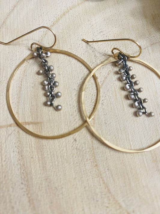 Best-selling Caviar chain Hoops - size Medium
