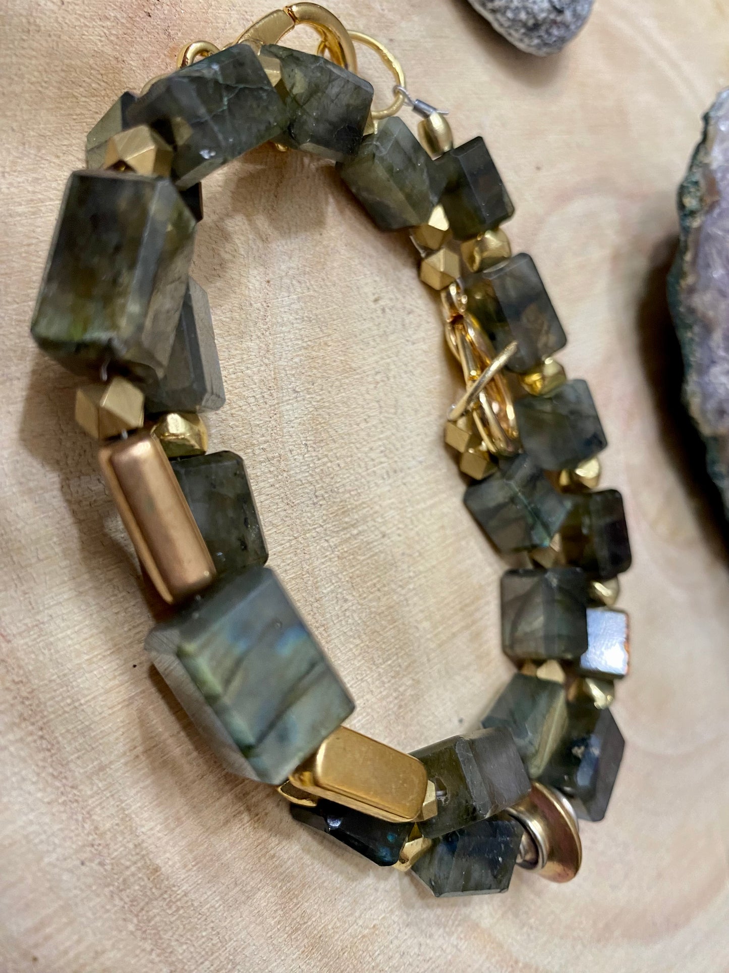 Incredible men’s Labradorite Bracelet #1
