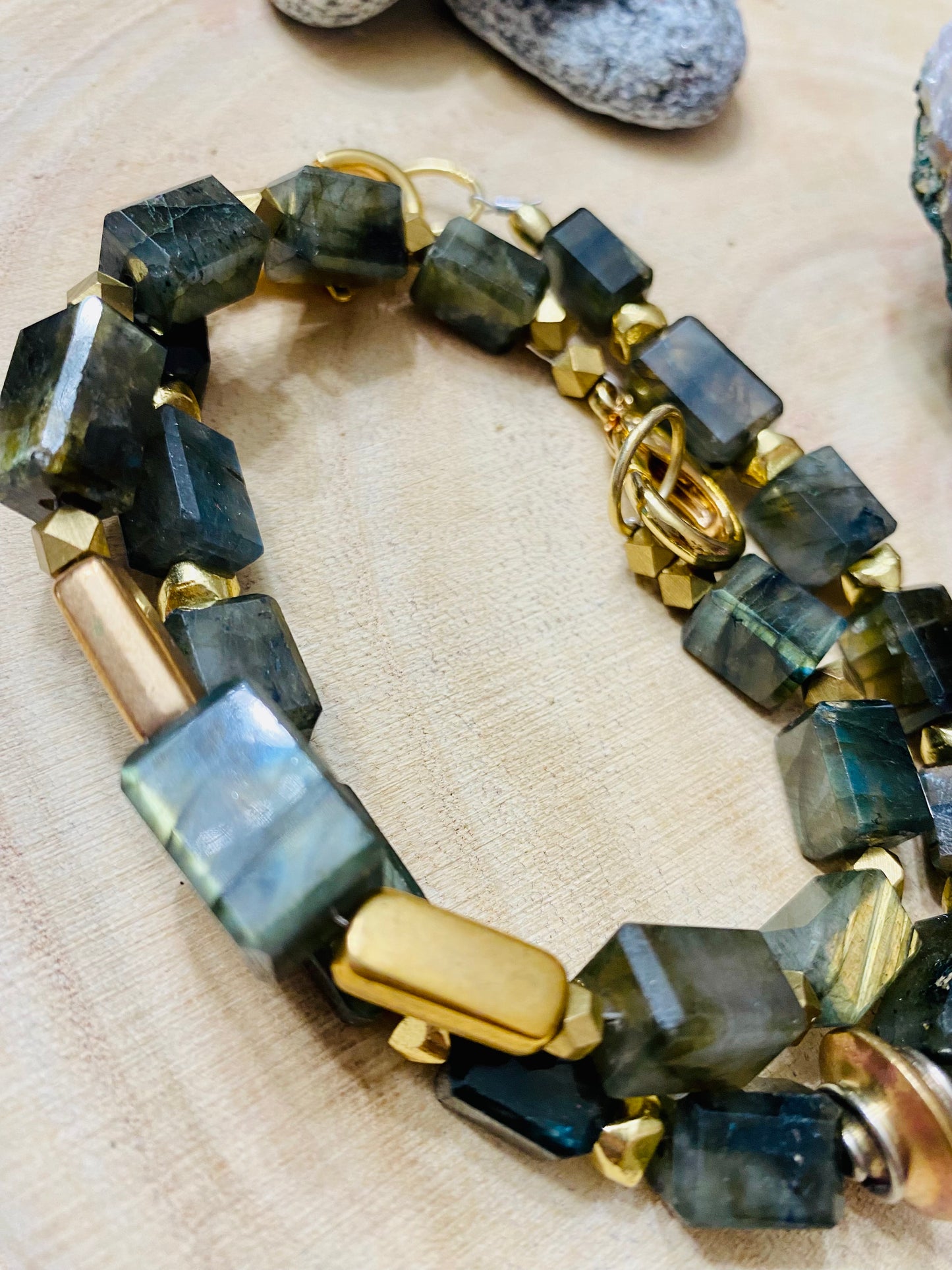 Incredible men’s Labradorite Bracelet #1