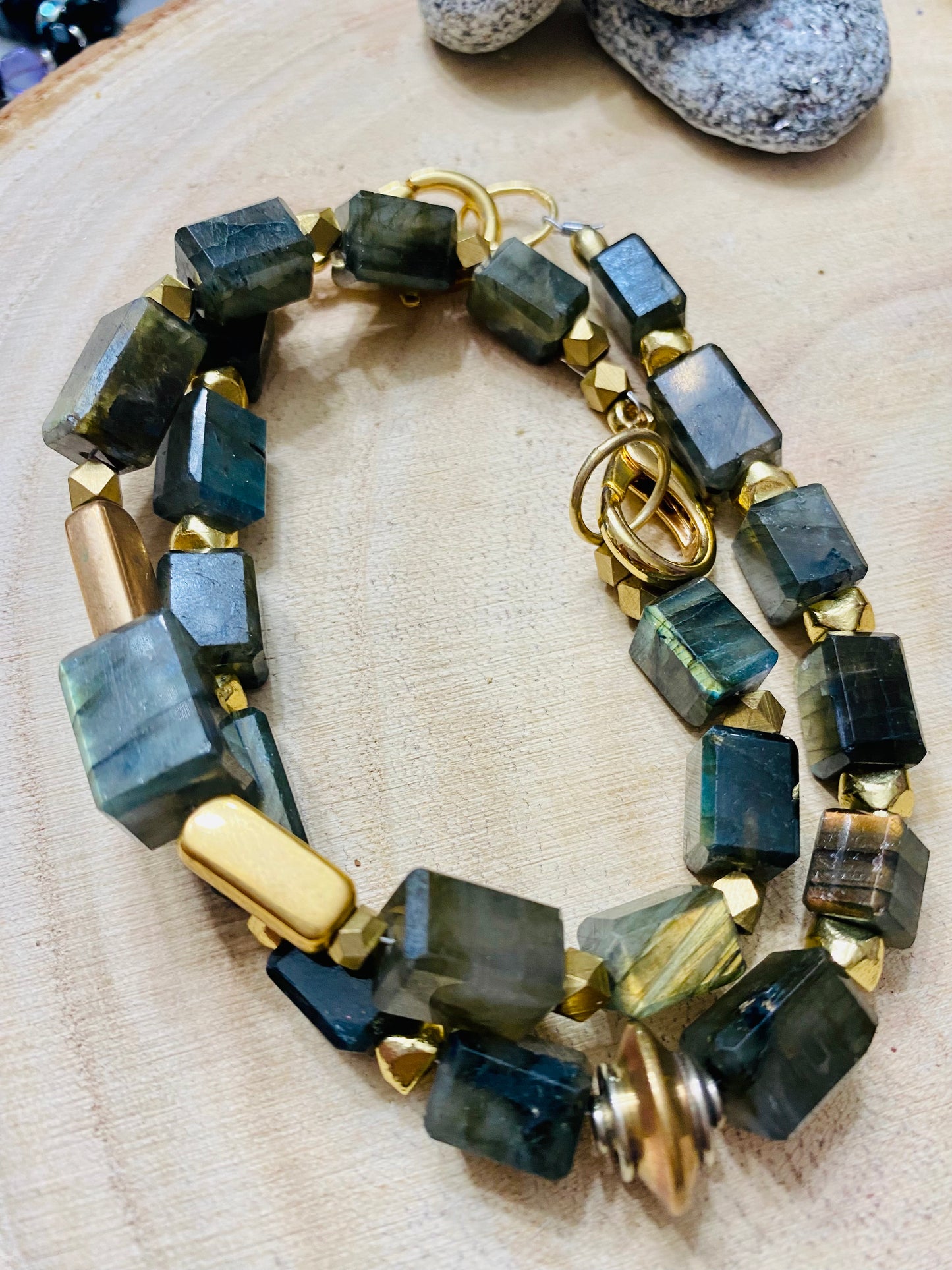 Incredible men’s Labradorite Bracelet #1