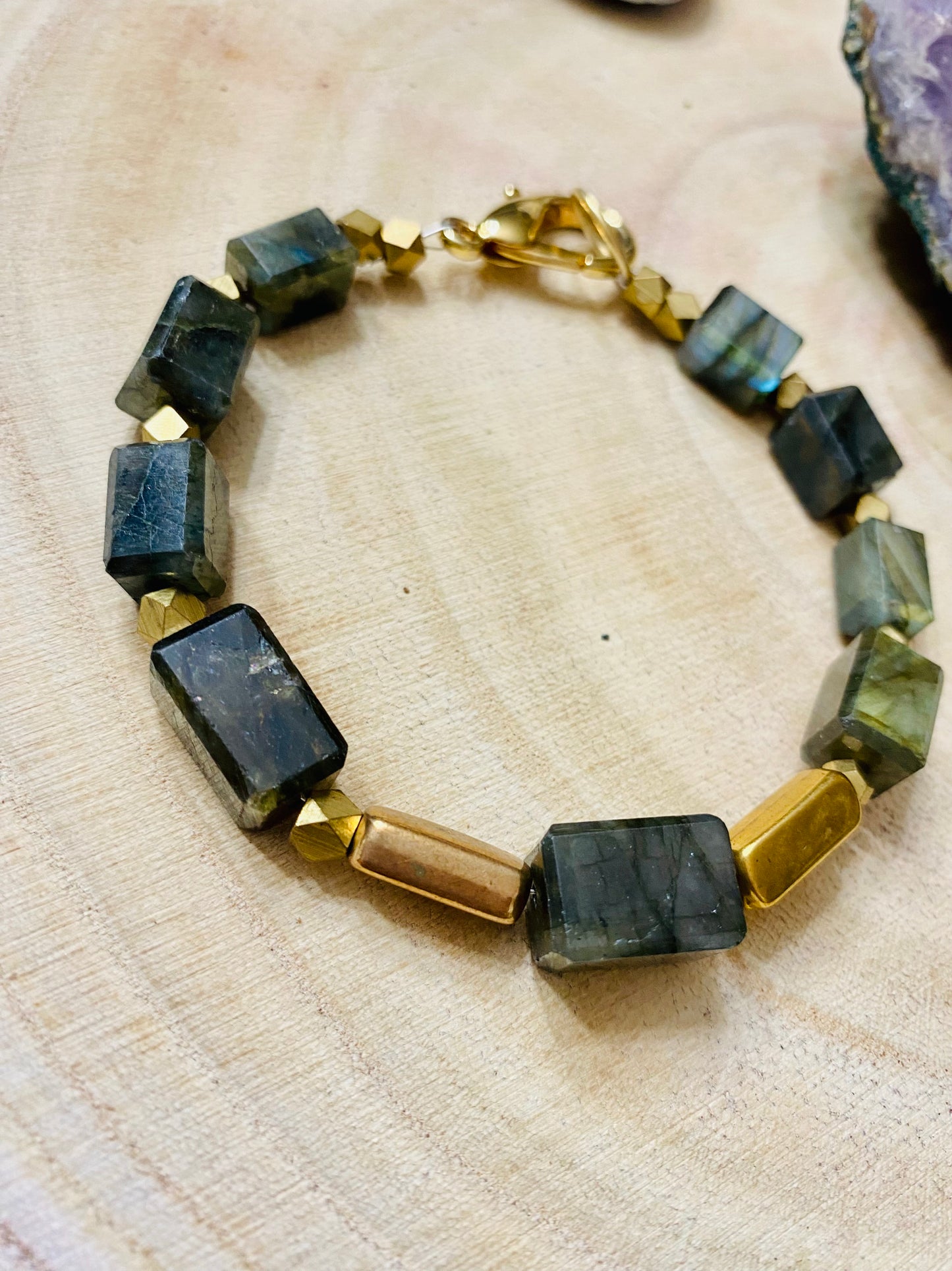 Incredible men’s Labradorite Bracelet #1
