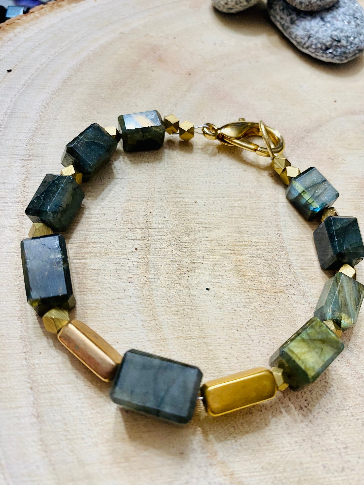 Incredible men’s Labradorite Bracelet #1
