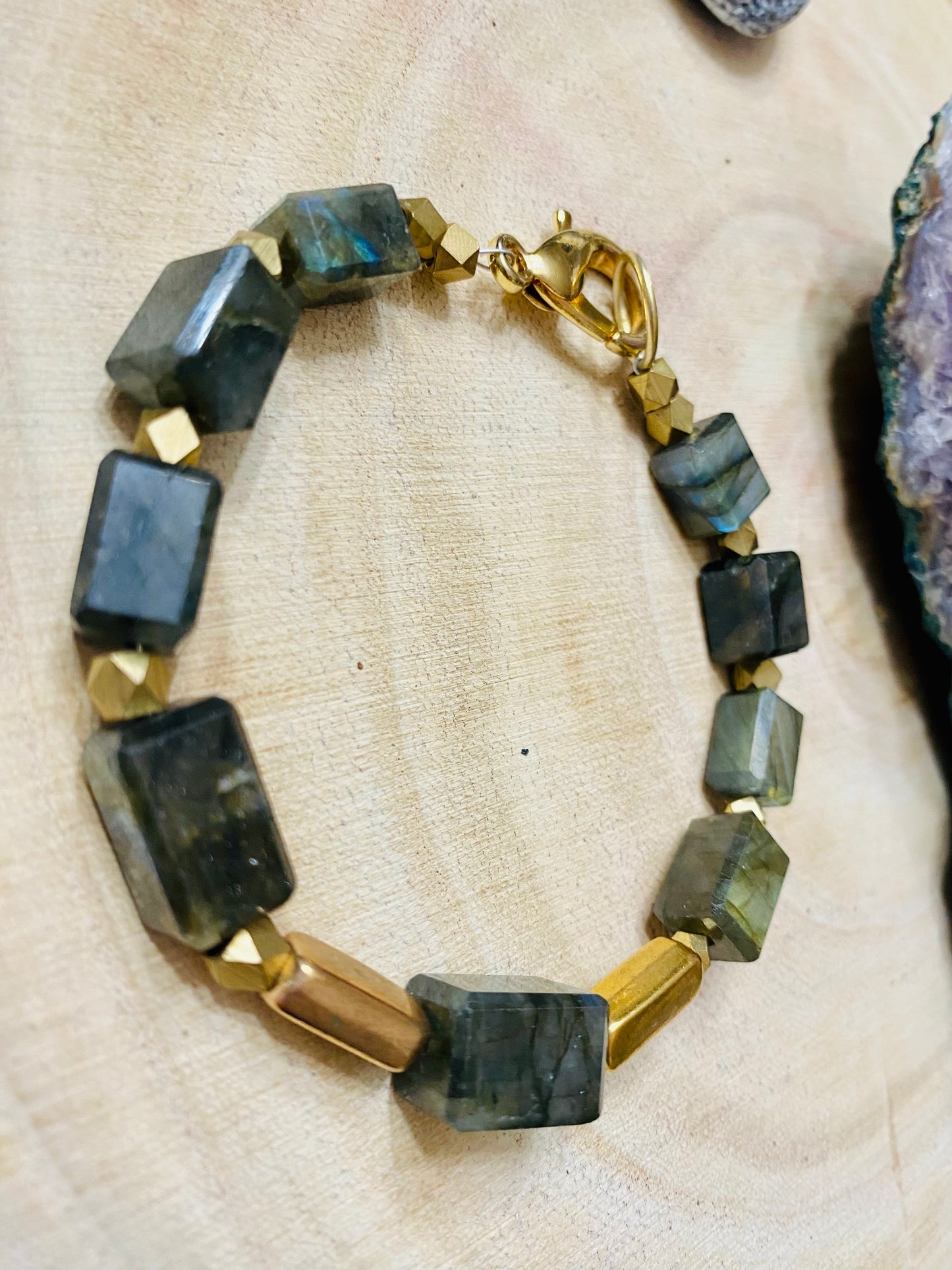 Incredible men’s Labradorite Bracelet #1