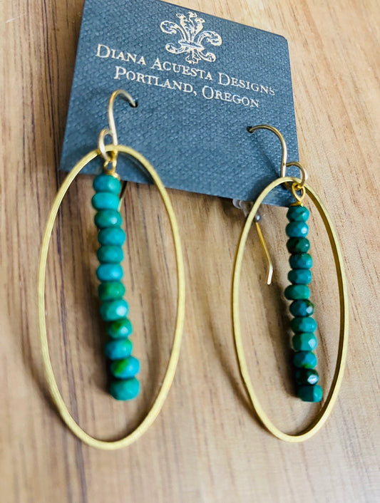 Erin Hoops in Turquoise