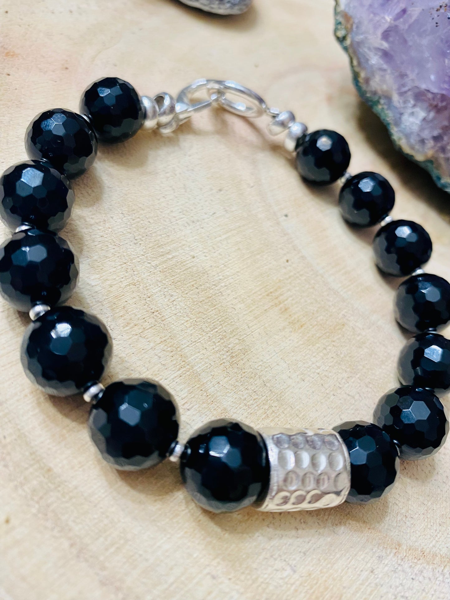 Men’s Onyx Bracelet - Protection and Strength.