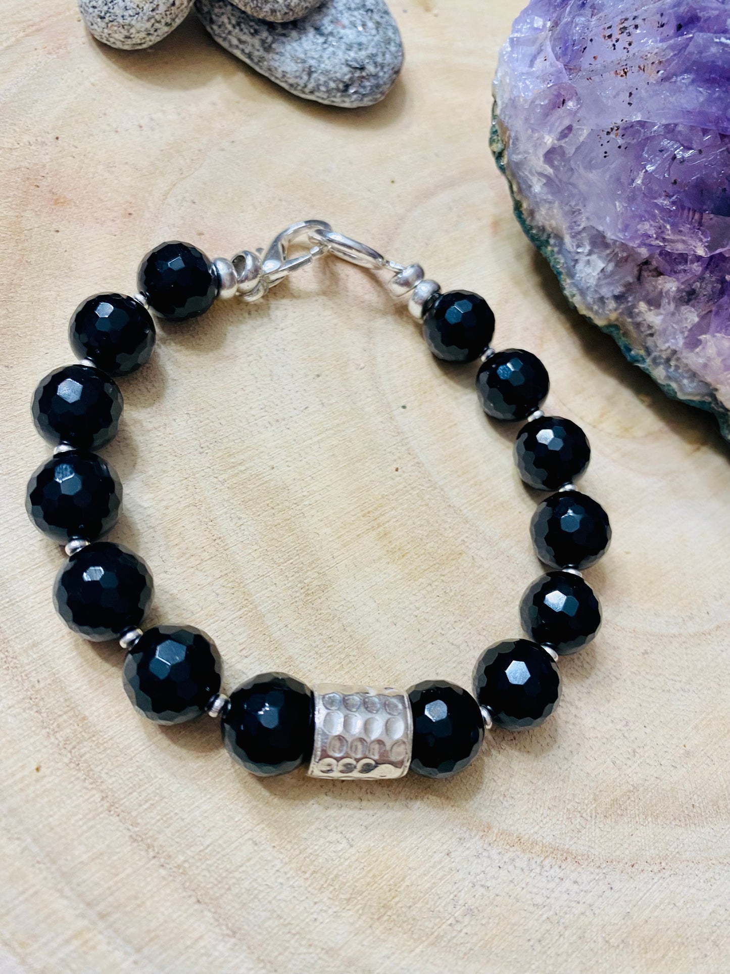 Men’s Onyx Bracelet - Protection and Strength.